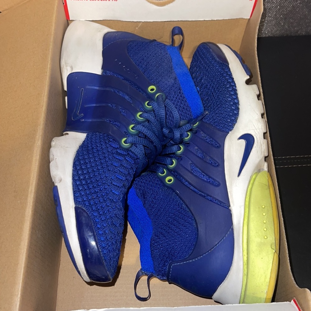 Nike Women Air Presto Flyknit Ultra (royal blue/volt/white)